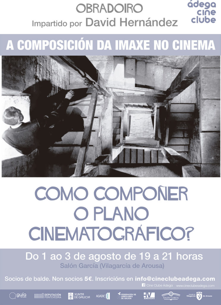 Cartel Obradoiro Composición de plano